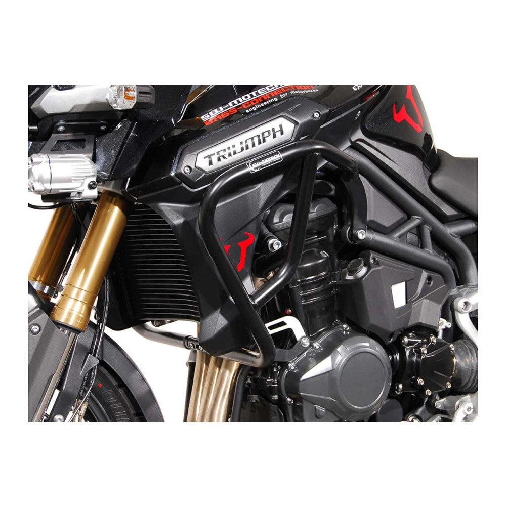 Crash bar. Black. Triumph Tiger 1200 Explorer (11-15). (SBL.11.485.10000/B)