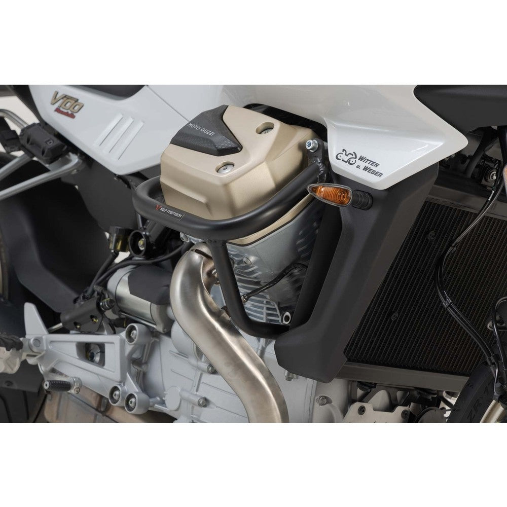 Crash bar.Black. Moto Guzzi V100 Mandello/S, Stelvio.(SBL.17.038.10001/B)