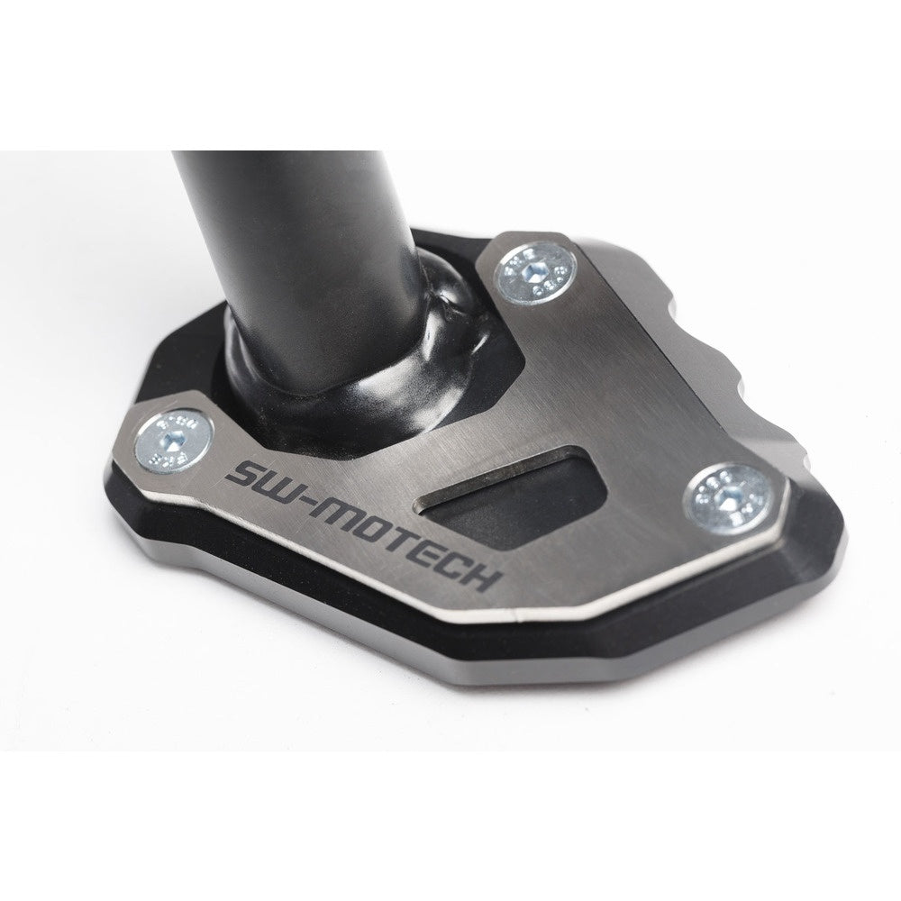 Extension for side stand foot. Black/Silver. KTM 1050/1090/1190 Adv,1290 SAdv. (STS.04.102.10100/B)