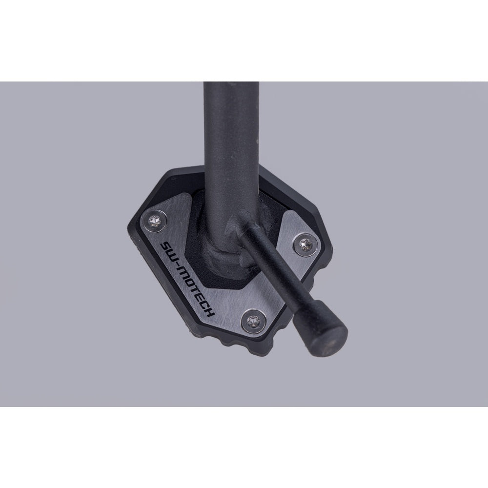 Extension for side stand foot. Black/Silver. Benelli Leoncino 800 / 800 Trail. (STS.19.044.10000)