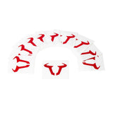 SW-MOTECH tattoo bull. 60x60mm. 10 pack. Temporary tattoo. Red. (WER.GIV.041.10000)