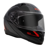 SUZUKA MATT BLACK/GREY/RED