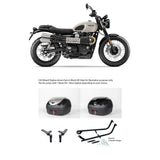 V36 Wizard Black Topbox Kit TRIUMPH STREET SCRAMBLER 900 20-21 - T050V36BPBLK