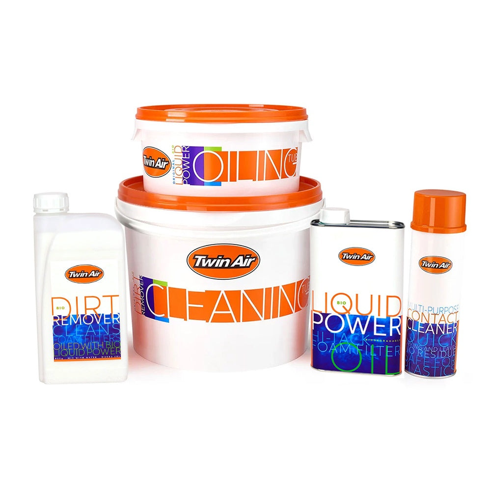 Twin Air Lubricants - The Twin Air system Bio (Complete Air Filter Maintenance Kit, Bio)