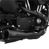 V&H 2-1 UPSWEEP STAINLESS BLACK SPORTSTER 04-13