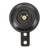 Whites 12v Horn - Round Blk - 70mm Diametre - 110db