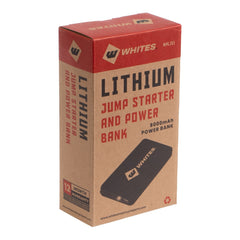 Whites Lithium Jump Starter & Power Bank 138mm x 75mm x 17mm
