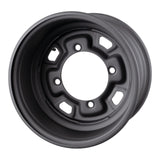 Whites ATV/UTV Steel Rim 12x7 Polaris Front & Rear 4/156 +12.7 - Black