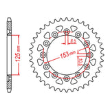 XAM Sprocket Kit Honda CR125 '04> 13/52