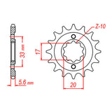 XAM Sprocket Kit Kawasaki KX250F '04-'05 /RMZ250 X-Ring Gold 13/48