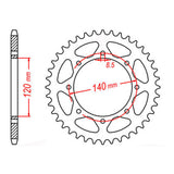 XAM Sprocket Kit Kawasaki KLR650 '22-'24 X-Ring 15/43
