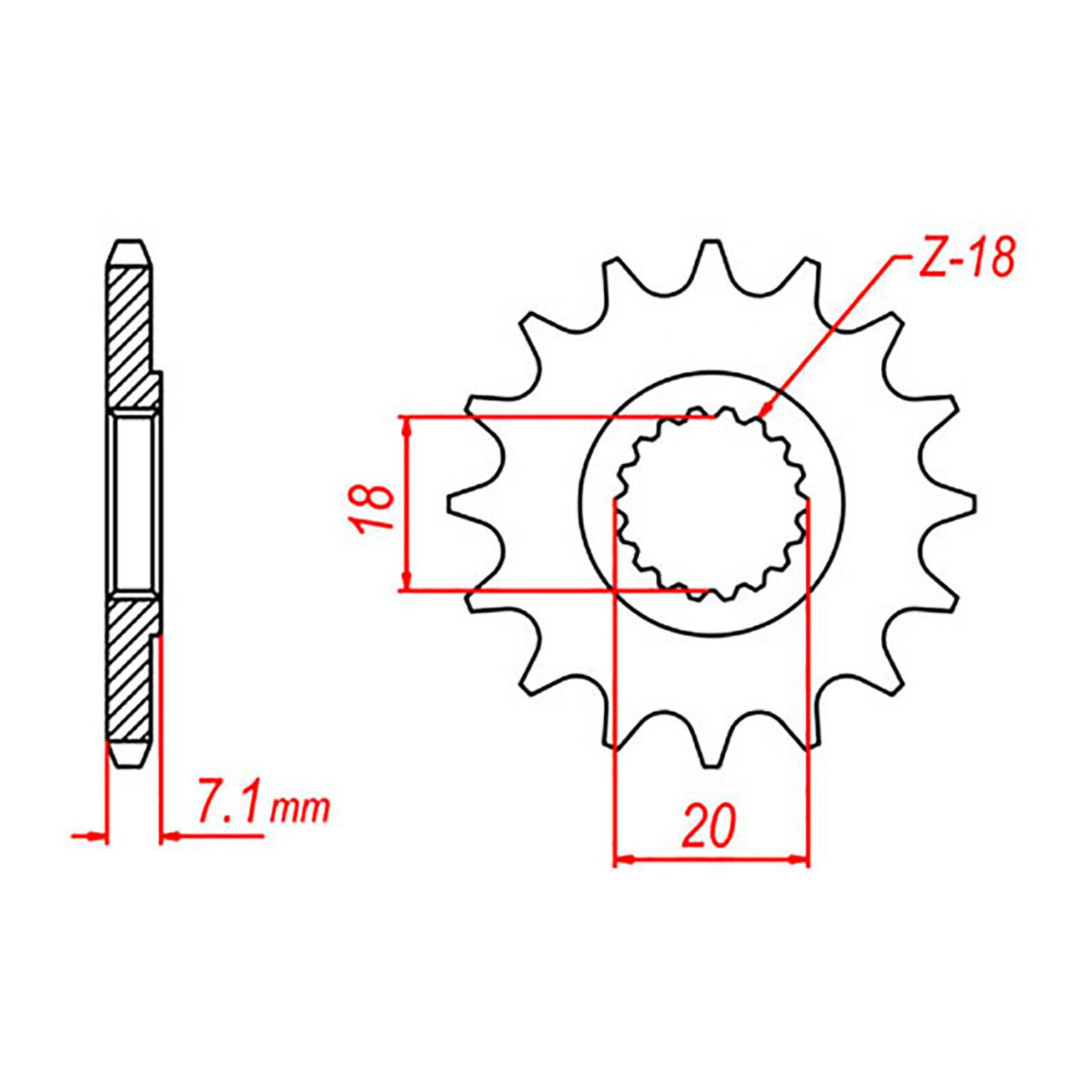 XAM Sprocket Kit Suzuki RM125 X-Ring Gold 12/49