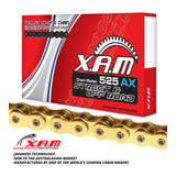 XAM Sprocket Kit Suzuki DR650 '06-'15 X-Ring Gold 14/41