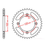 XAM Sprocket Kit Yamaha YZ85 SW 19- 14/46