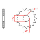 XAM Sprocket Kit Yamaha YZ125 '99-'01 13/48