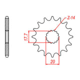XAM Sprocket Kit Yamaha YZ125 '02-'04 13/49