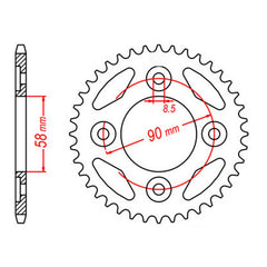 XAM Sprocket Kit Honda NBC110 Postie 420 14/37