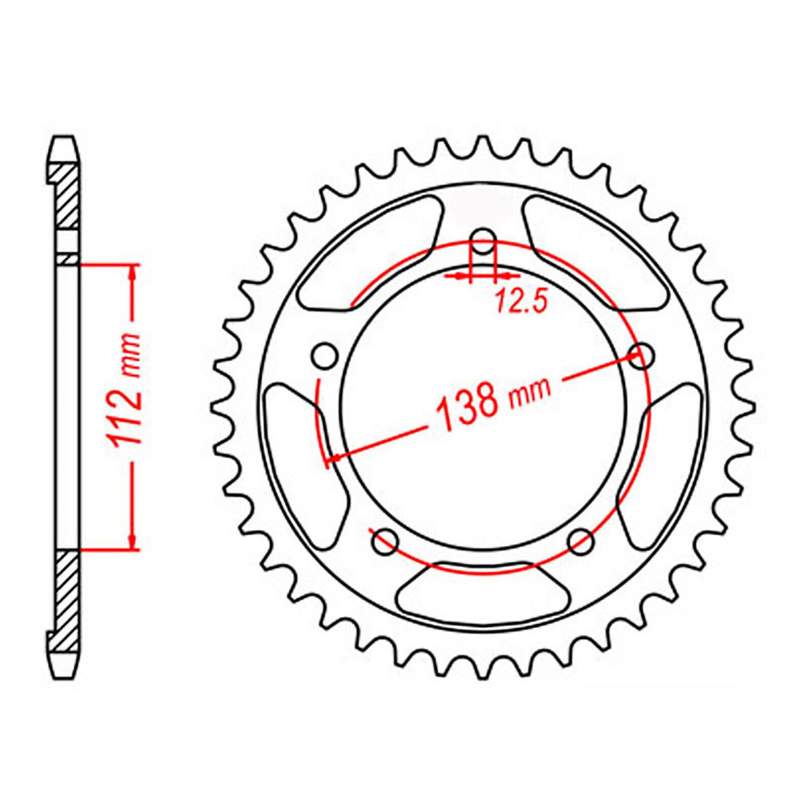 XAM Sprocket Kit Honda VTR1000 Firestorm X-Ring 16/41