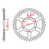 XAM Sprocket Kit Kawasaki ZX9R '98-'01 X-Ring 16/41