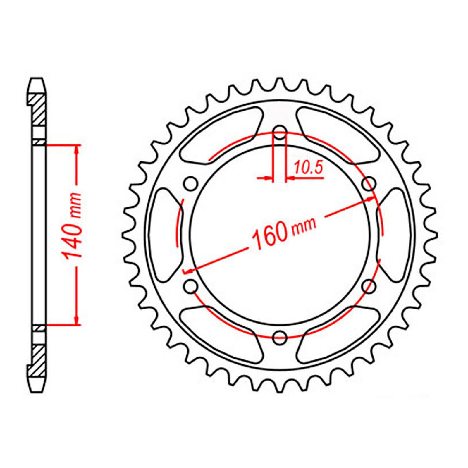 XAM Sprocket Kit Kawasaki ZZR1100 '90-'92 X-Ring 17/45