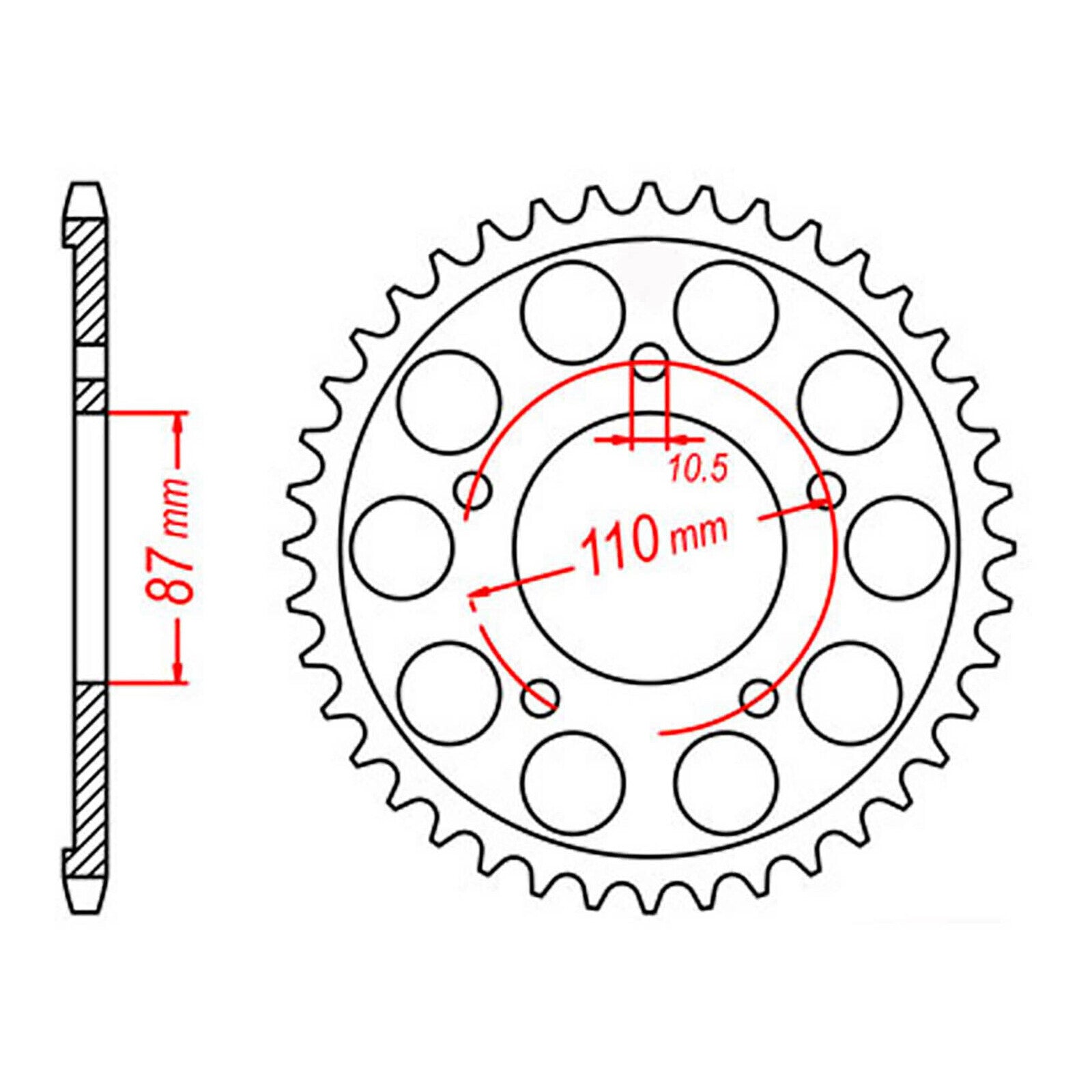 XAM Sprocket Kit Suzuki SV650-S '10-'13 X-Ring Gold 15/45
