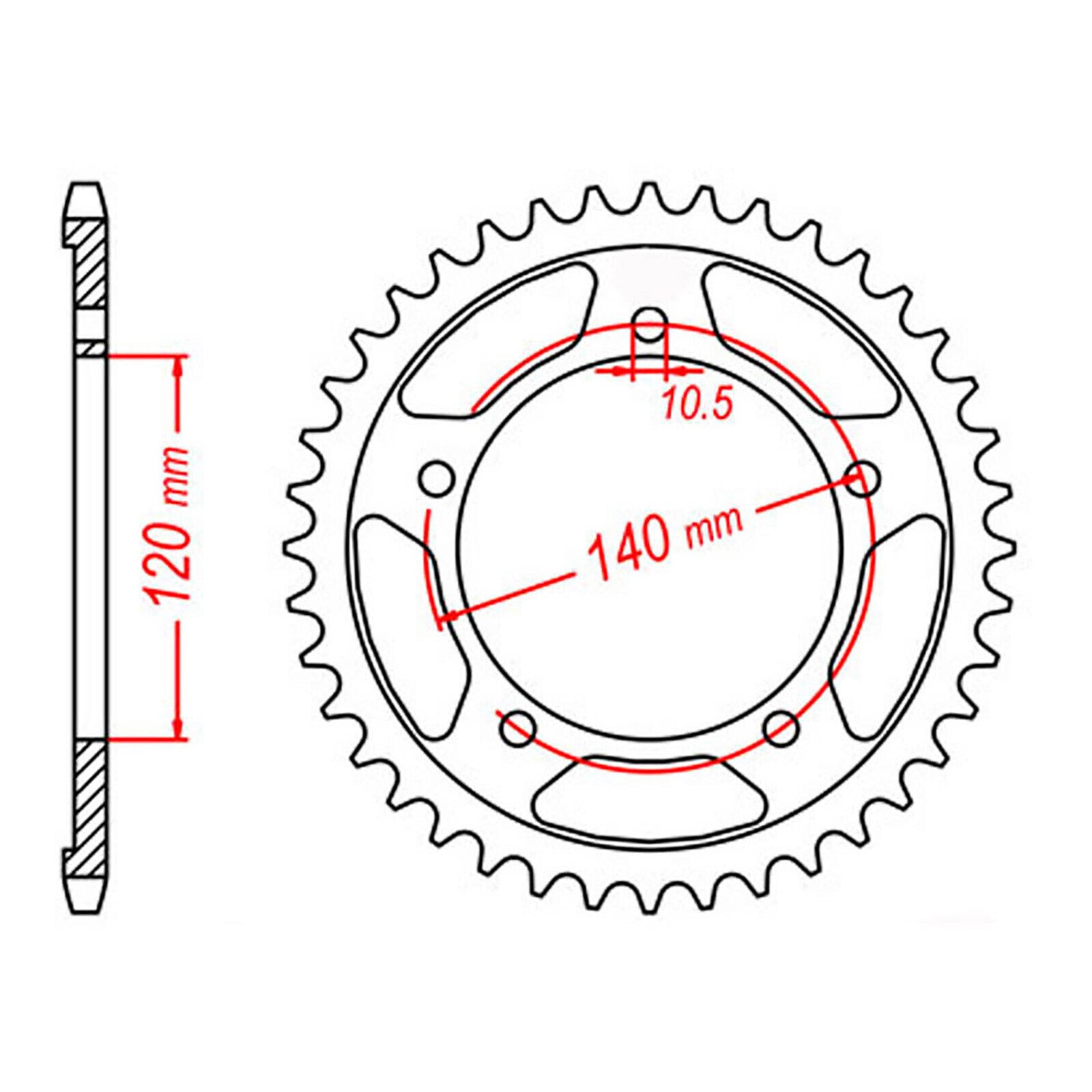 XAM Sprocket Kit Suzuki GSXR600 '06-'10 X-Ring Gold16/43