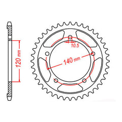 XAM Sprocket Kit Suzuki GSF1250S '07-'15 X-Ring Gold 18/43