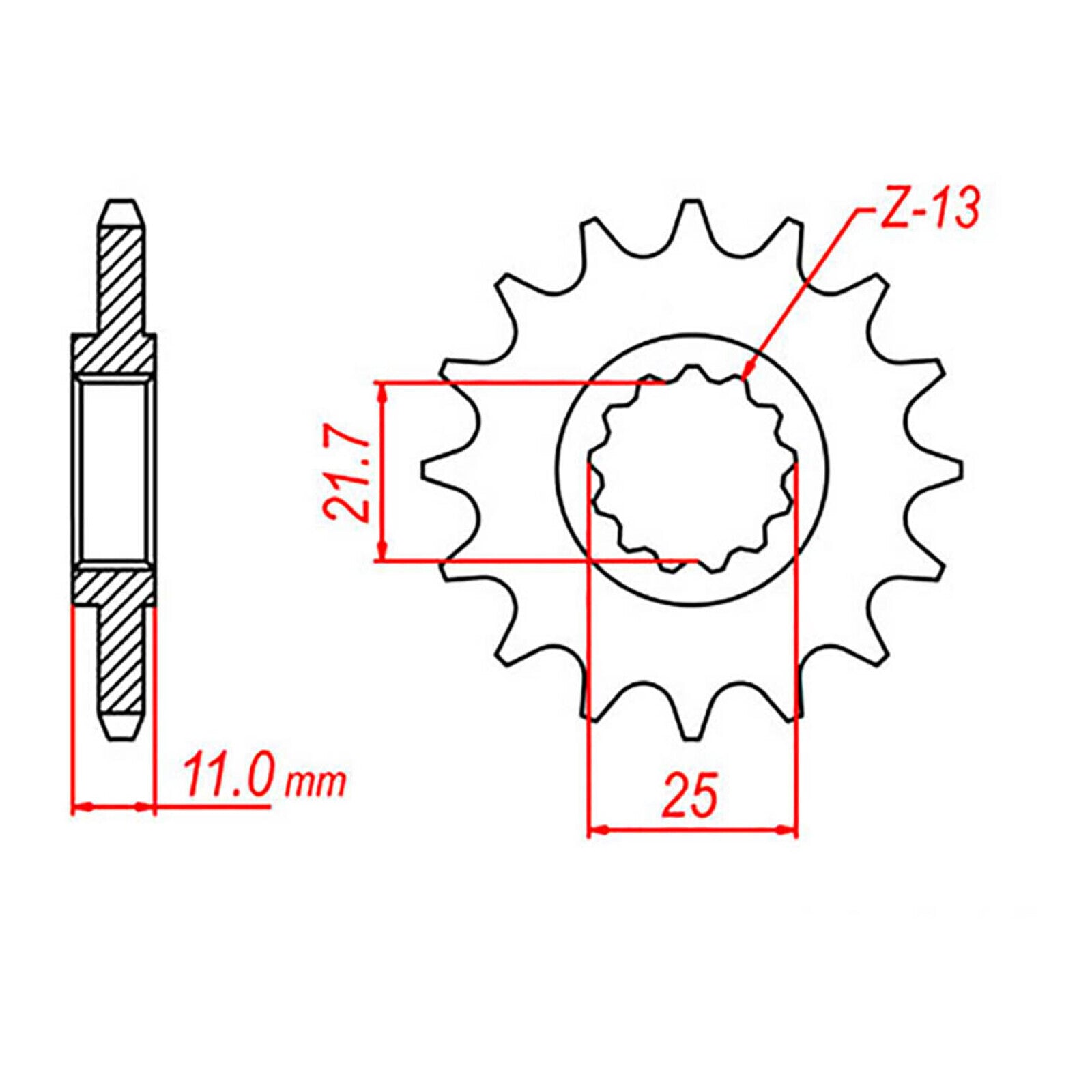 XAM Sprocket Kit Yamaha FZ6/R '10-'15 X-Ring 16/46