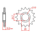 XAM Sprocket Kit Yamaha FZ6/R '10-'15 X-Ring 16/46