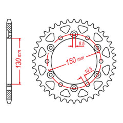 XAM Sprocket Kit Yamaha FZ6/R '10-'15 X-Ring 16/46