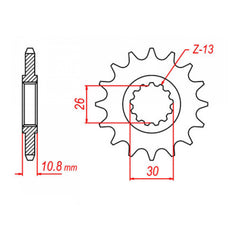 XAM Sprocket Kit Yamaha YZF-R1 '98-'03 (economy) X-Ring 16/43