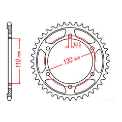 XAM Sprocket Kit Yamaha YZF-R1 '98-'03 (economy) X-Ring 16/43