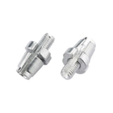 X-TECH BRAKE LEVER BARREL ADJUSTER TAPERED M7 SILVER 10 PCS