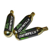 X-TECH CO2 CARTRIDGE 25G THREADED (2C2)(CANNOT AIR FREIGHT THIS ITEM) (UN1013/2.2)