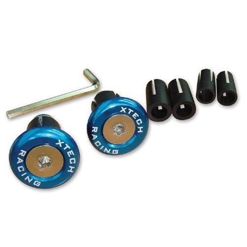 X Tech MX Bar End Caps Gold