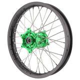 X TECH KAW KX/KXF/RMZ250 04-23 2.15x19 REAR BLK RIM/BLK HUB/SLV SPK