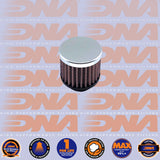 DNA FILTERS CNC TOP ROUND CLAMP ON 44mm INLET 64mm LENGTH AIR FILTER - XVR-4400-6