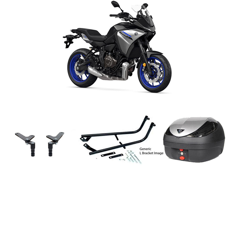 V36 Wizard Silver Topbox Kit TRACER 7 23-25 - Y136V36BPSIL