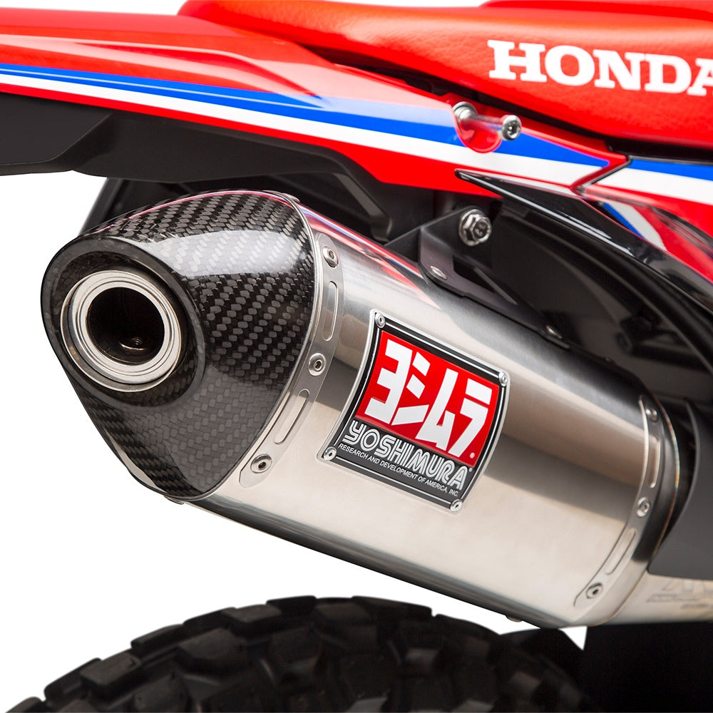 Yoshimura CRF300L/Rally 21-25 Race RS-4S Stainless Slip-On Exhaust, w/ Stainless Muffler