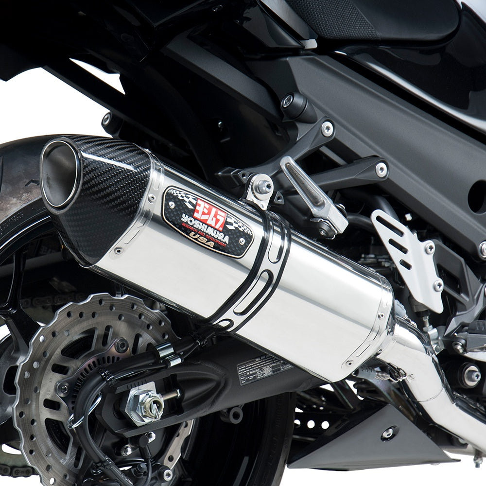 Yoshimura ZX-14R 12-23 Race R-77 Stainless Slip-On Exhaust, w/ Stainless Mufflers