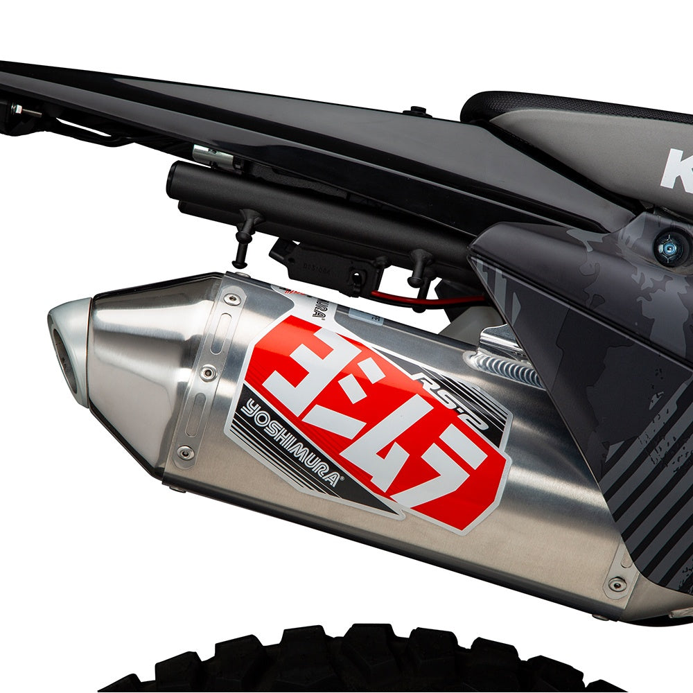 Yoshimura KLX250S/SF 09-20 / KLX300S/SM 21-26 Race RS-2 Stainless Slip-On Exhaust, w/ Alum