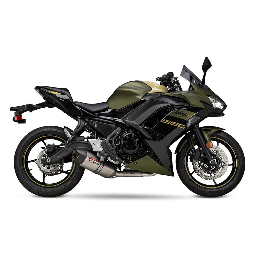 Yoshimura NINJA/Z 650 17-25 Race AT2 Stainless Full Exhaust, w/ Stainless Muffler