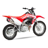 Yoshimura CRF110F 19-25 RS-9T Stainless Full Exhaust, w/ Stainless Muffler