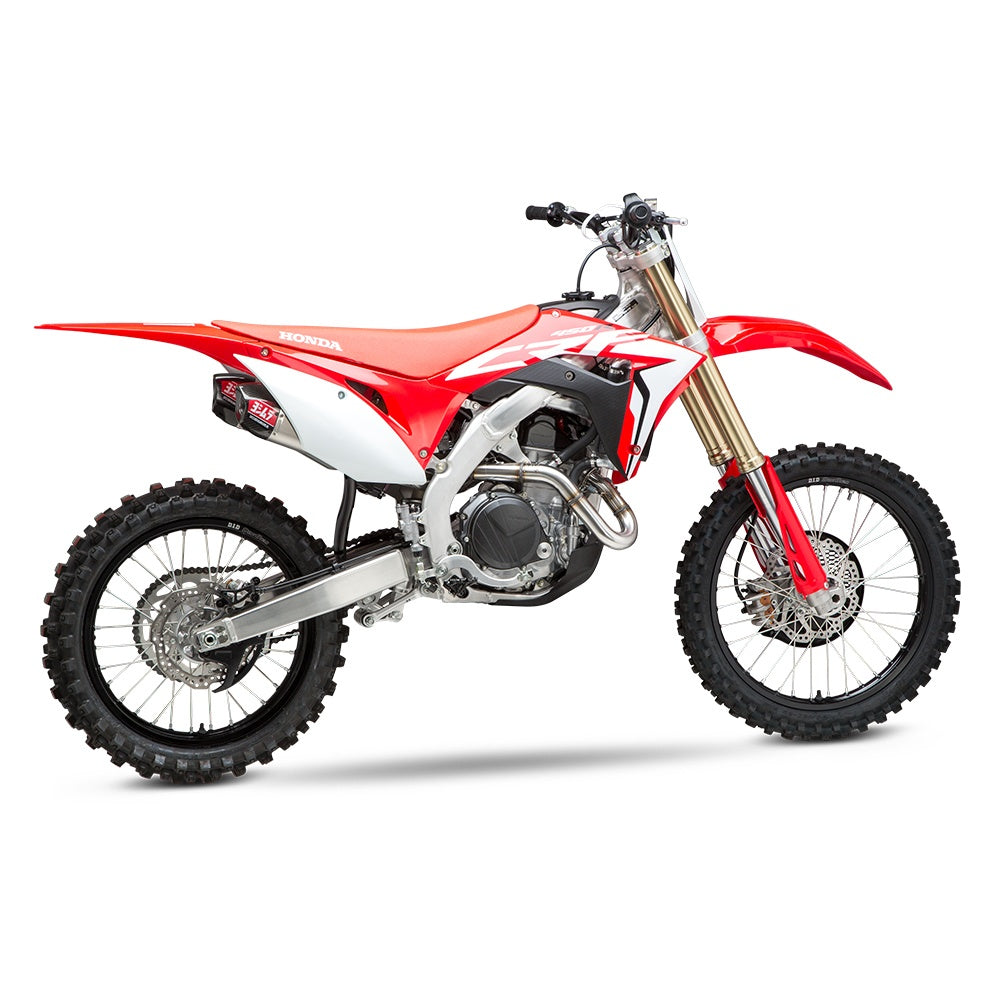 Yoshimura CRF450R/RX 17-20 / CRF450R-S 2022 RS-9T Stainless Full Exhaust, w/ Stainless Mufflers