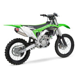 Yoshimura KX250F 17-20 RS-4 Stainless Full Exhaust, w/ Aluminium Muffler