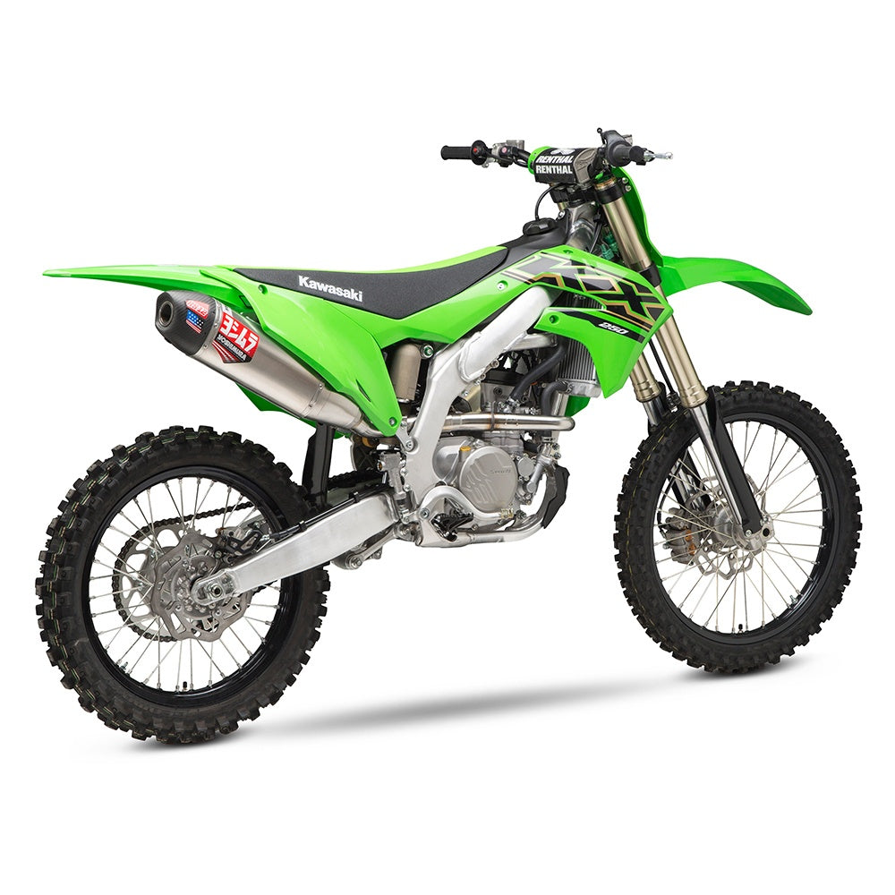 Yoshimura KX250/X 21-24 RS-12 Stainless Full Exhaust, w/ Aluminium Muffler