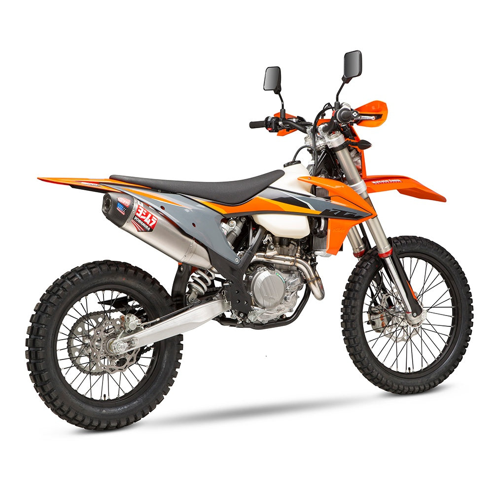 Yoshimura KTM 500 EXC-F 20-23 / Husqvarna FE 501S 20-23 RS-12 Stainless Full Exhaust, w/ Aluminium Muffler