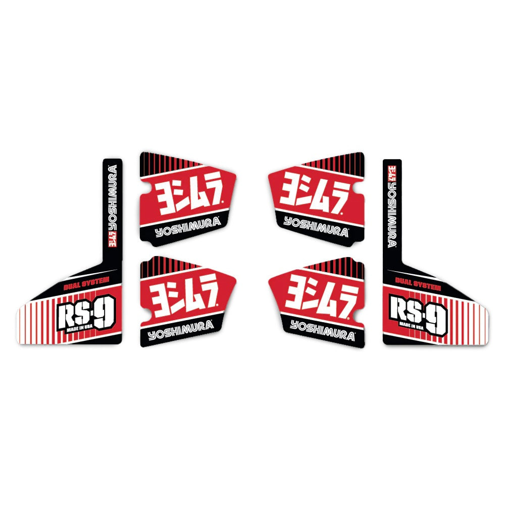 Yoshimura RS-9 Six Piece Replacement Decal Set
