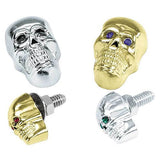 ZODIAC SKULL KROMMET CHROME (10 PK)