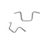 ZODIAC SOLO MINI APE HANGER WIDTH 28.5 RISE 8.5 CHROME NO INDENTS